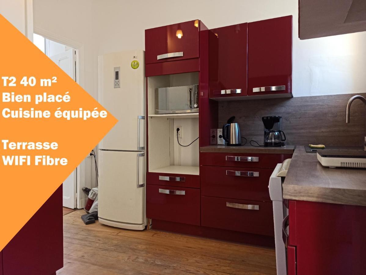 T2 Saint Cyprien 40m2 Indépendant, Quartier Sympa, 1er étage Sur 2, Terrasse Apartamento *